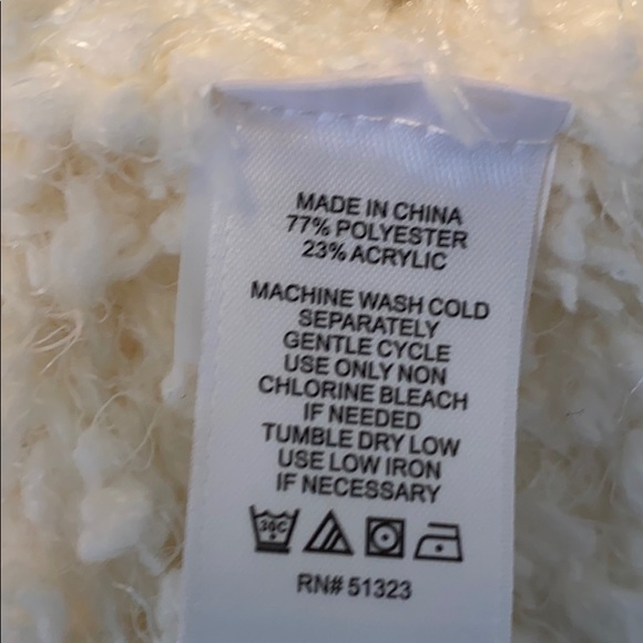 1. State Drape Front Poodle Sweater - Picture 5 of 6